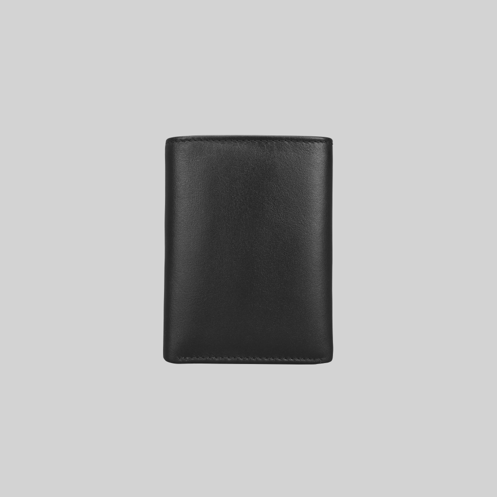 Trifold Black Wallet - Image 2