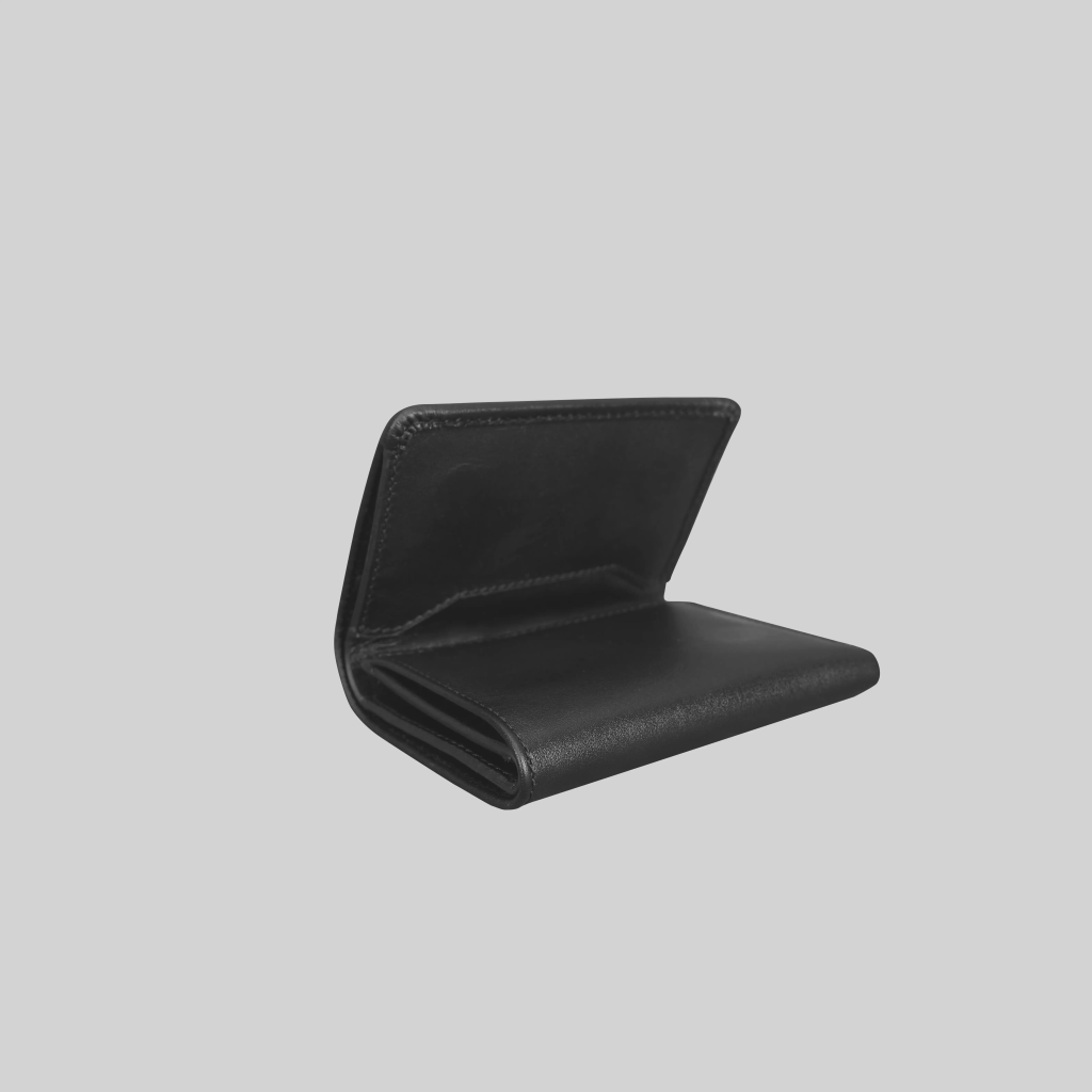 Trifold Black Wallet - Image 4